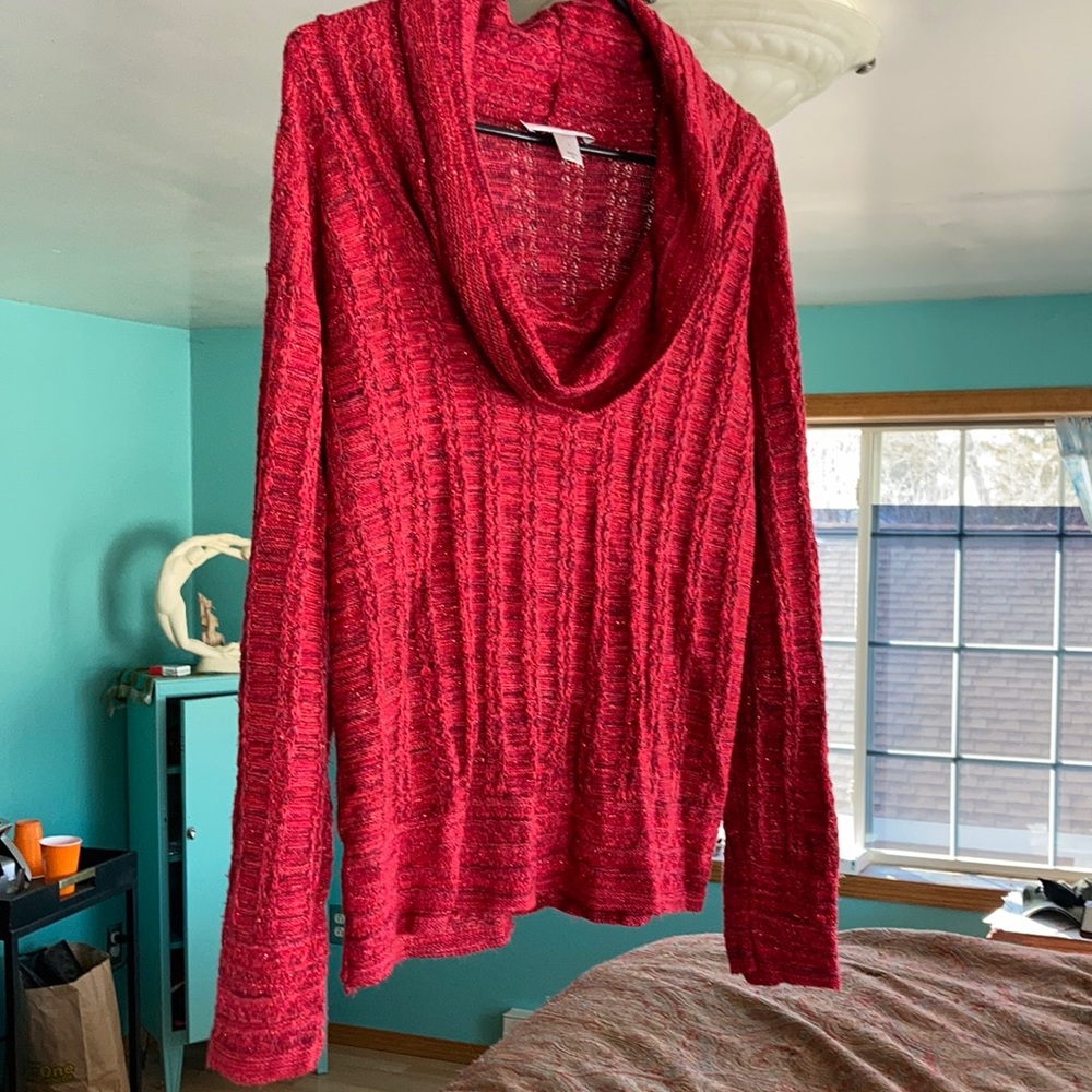 Christopher & Banks cowl neck sweater
